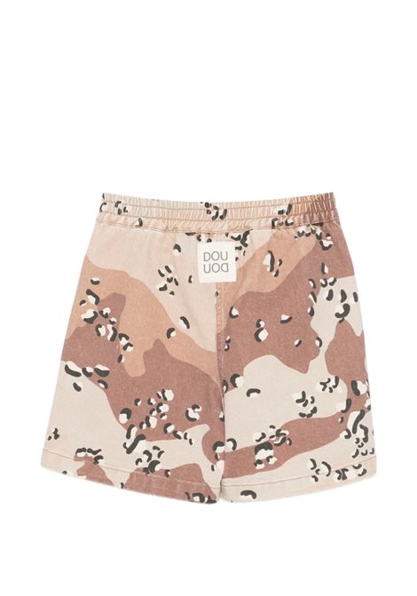 Shorts con stampa camouflage DOUUOD JUNIOR | DY6Q29 Z3843108MA